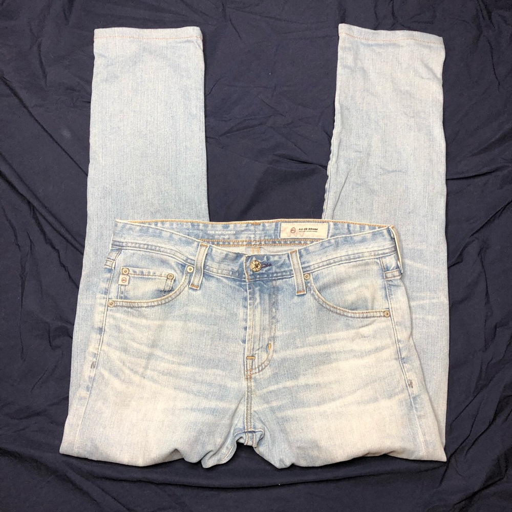 AG Adriano Goldschmeid Sz 30 AGED Stone Wash Jeans